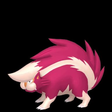 Pokémon HOME Shiny Shadow Skuntank sprite 