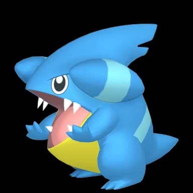 Pokémon HOME Shiny Shadow Gible sprite 