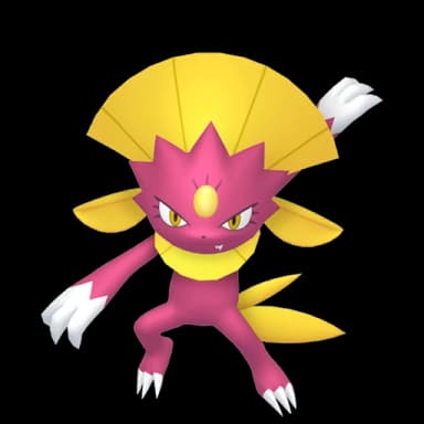 Pokémon HOME Shiny Crypto-Snibunna sprite 