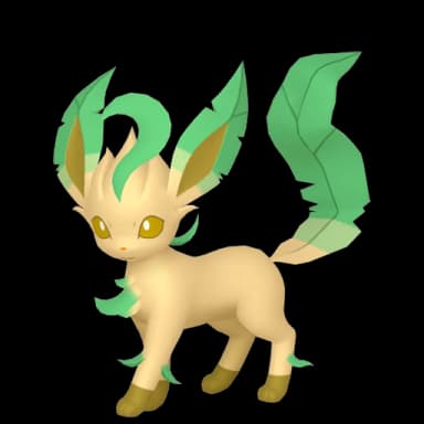 Pokémon HOME Shiny Leafeon sprite 