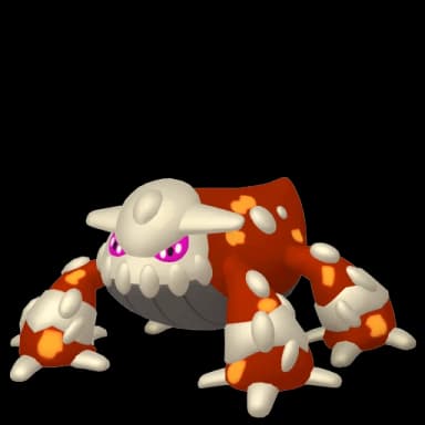 Pokémon HOME Shiny Heatran Obscur sprite 