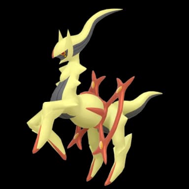 Pokémon HOME Shiny Arceus (Fighting) sprite 