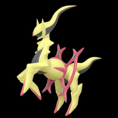 Pokémon HOME Shiny Arceus (Tipo Psíquico) sprite 