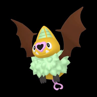 Pokémon HOME Shiny Swoobat sprite 