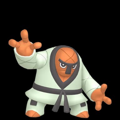 Pokémon HOME Shiny Judokrak sprite 