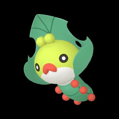 Pokémon HOME Shiny Larveyette sprite 