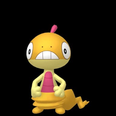 Pokémon HOME Shiny Scraggy sprite 