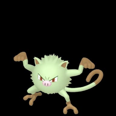 Pokémon HOME Shiny Mankey sprite 