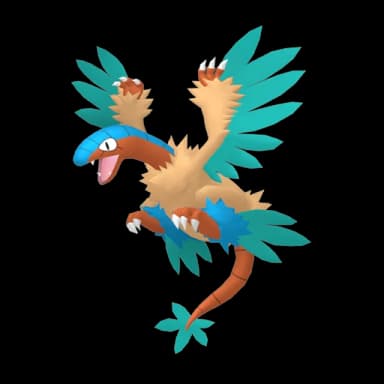 Pokémon HOME Shiny Archeops Sombroso sprite 