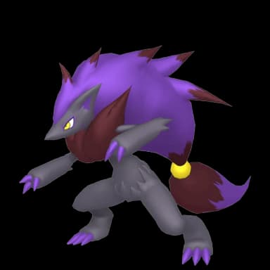 Pokémon HOME Shiny Zoroark sprite 