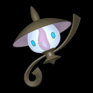 Pokémon HOME Shiny Lampent sprite 