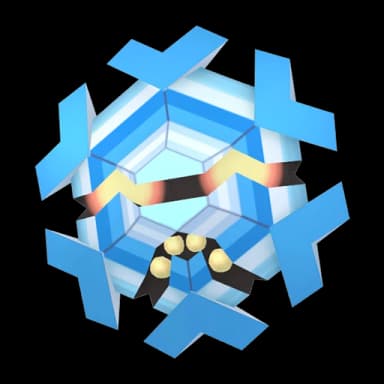 Pokémon HOME Shiny Cryogonal sprite 