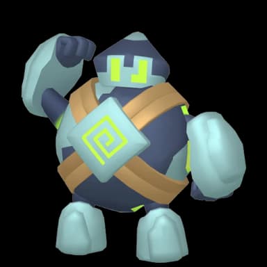 Pokémon HOME Shiny Gringolem sprite 
