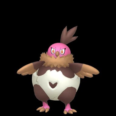 Pokémon HOME Shiny Vullaby sprite 