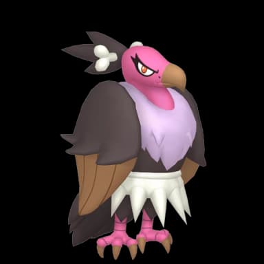 Pokémon HOME Shiny Mandibuzz sprite 