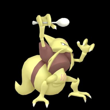 Pokémon HOME Shiny Kadabra sprite 