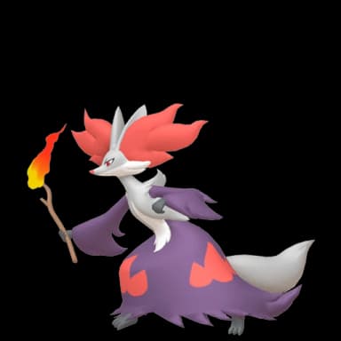 Pokémon HOME Shiny Goupelin Obscur sprite 