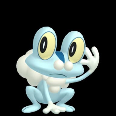 Pokémon HOME Shiny Shadow Froakie sprite 