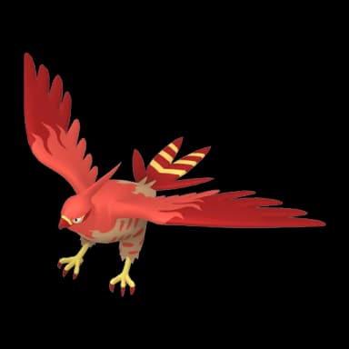 Pokémon HOME Shiny Crypto-Fiaro sprite 