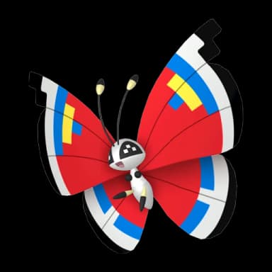 Pokémon HOME Shiny Prismillon (Motif Métropole) sprite 