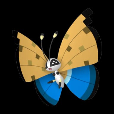 Pokémon HOME Shiny Vivillon (River Pattern) sprite 