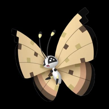 Pokémon HOME Shiny Prismillon (Motif Sable) sprite 