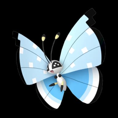Pokémon HOME Shiny Vivillon (Tundra Pattern) sprite 