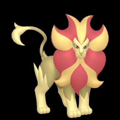Pokémon HOME Shiny Pyroar sprite 