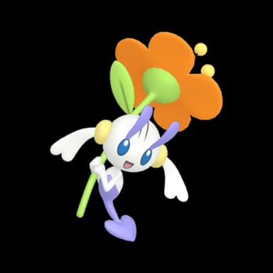 Pokémon HOME Shiny Floette (Orangeblütler) sprite 
