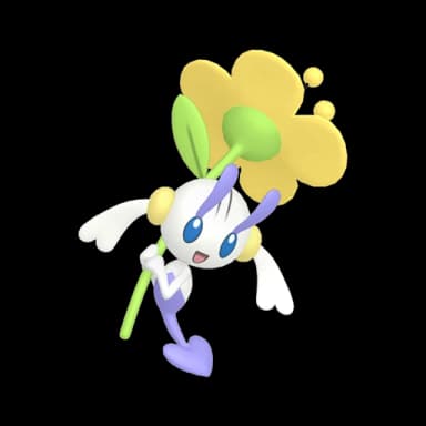 Pokémon HOME Shiny Floette (Fleur Jaune) sprite 