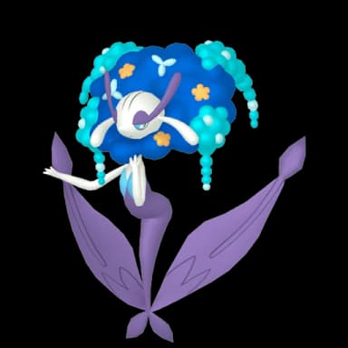 Pokémon HOME Shiny Florges (Flor Azul) sprite 