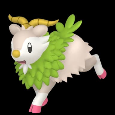 Pokémon HOME Shiny Skiddo sprite 
