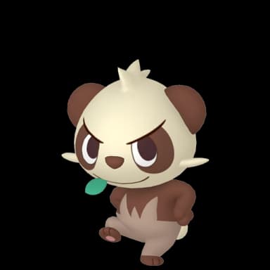 Pokémon HOME Shiny Pancham sprite 
