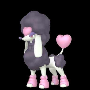 Pokémon HOME Shiny Furfrou (Corte Coração) sprite 