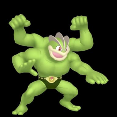 Pokémon HOME Shiny Machamp sprite 