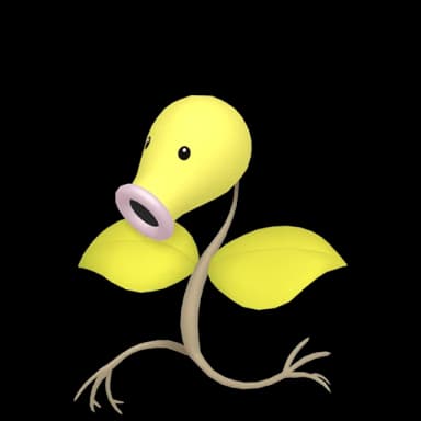 Pokémon HOME Shiny Bellsprout sprite 