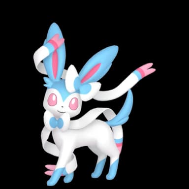 Pokémon HOME Shiny Sylveon sprite 