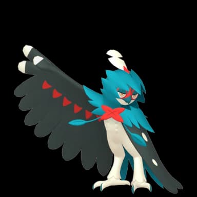 Pokémon HOME Shiny Decidueye sprite 