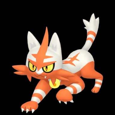 Pokémon HOME Shiny Torracat sprite 