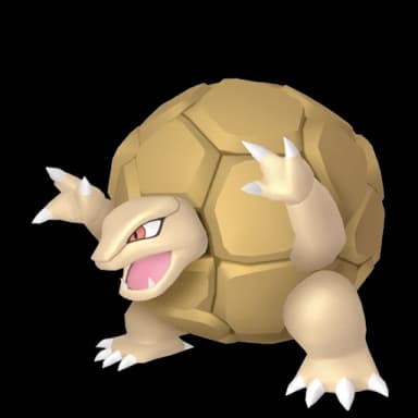 Pokémon HOME Shiny Golem sprite 