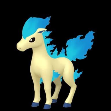 Pokémon HOME Shiny Ponyta sprite 
