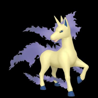 Pokémon HOME Shiny Rapidash sprite 