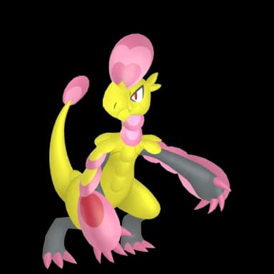 Pokémon HOME Shiny Hakamo-o sprite 