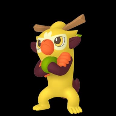 Pokémon HOME Shiny Thwackey sprite 