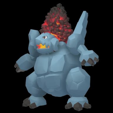 Pokémon HOME Shiny Montecarbo sprite 
