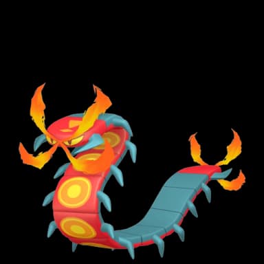 Pokémon HOME Shiny Centiskorch sprite 