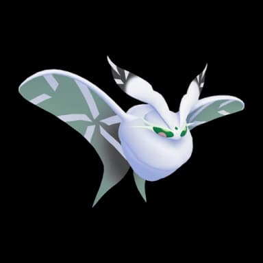 Pokémon HOME Shiny Frosmoth sprite 