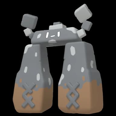 Pokémon HOME Shiny Stonjourner sprite 