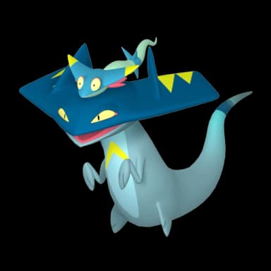Pokémon HOME Shiny Drakloak sprite 