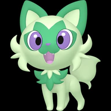 Pokémon HOME Shiny Sprigatito sprite 